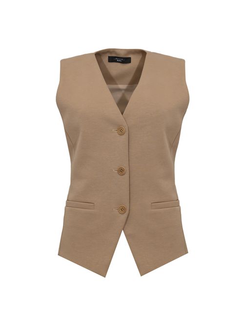 Gilet WKDPOGGIO in maglia liscia di cotone WEEKEND MAX MARA | 2615911021600003
